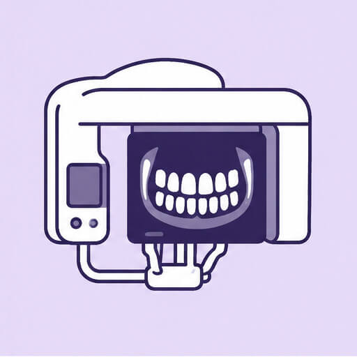 Free panoramic X-ray
